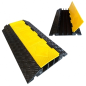 SH-R3590橡膠大三線槽<br> 
橡膠材質，黃色PVC蓋板<br>整體 長約91㎝*寬約54㎝*高約8㎝，重約18.5kg <br>
內槽尺寸：約6㎝*高6㎝