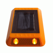 SH-DL12　太陽能閃光標記<P>說明：雙向各兩顆LED燈<P>可搭配紅、黃或白色反光片<P> (點開大圖可參考閃爍效果)